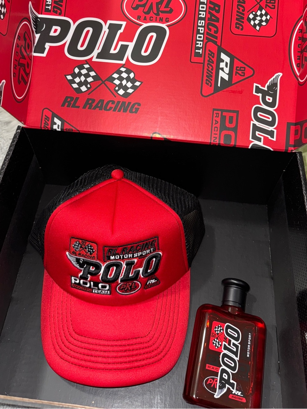 [BNIB] LIMITED EDITION Ralph Lauren Polo Red Eau de Toilette and Trucker Hat